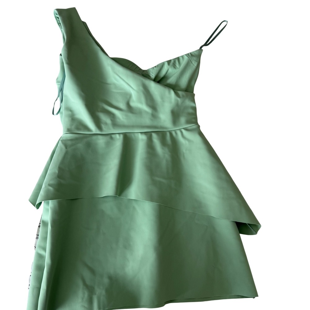 NWT Chiara Boni La Petite Robe One Shoulder Cocktail Dress Sequin Floral IT40/4 - Picture 5 of 16